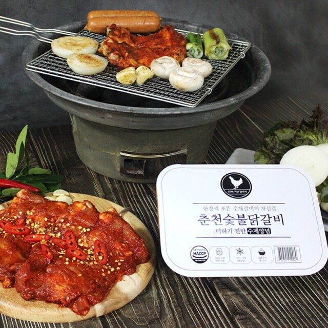 ,[통다리 리얼왕갈비]춘천통닭갈비 2팩/통갈비8대