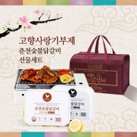 [고향사랑기부제] 춘천숯불닭갈비 2팩 / 통갈비8대